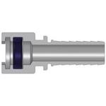 Brass Dix-Lock™ N-Series Bowes Interchange Coupler Standard Hose Barb